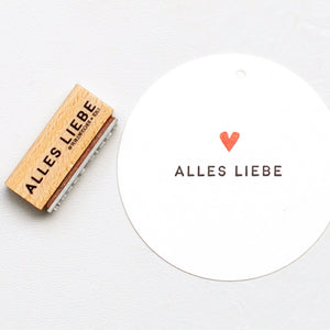 Stempel "Alles Liebe"