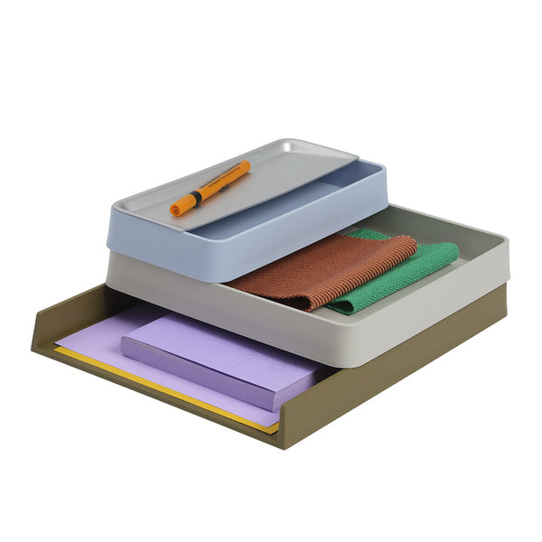 Schreibtischablage "Arrange Desktop Organizer", verschiedene Farben, 3 Ebenen