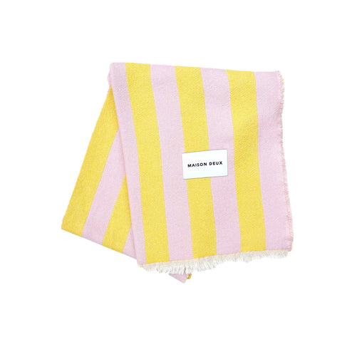 Decke "Candy Wrap Blanket", pink/gelb