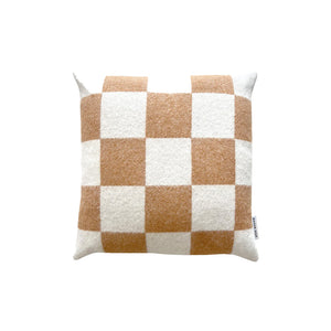 Kissenbezug "Checker Board", terra/white