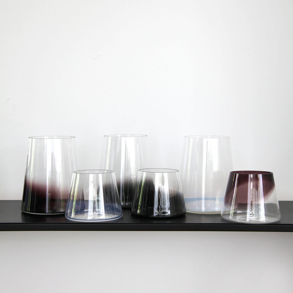 Vase "Fade", Grösse S, smoke
