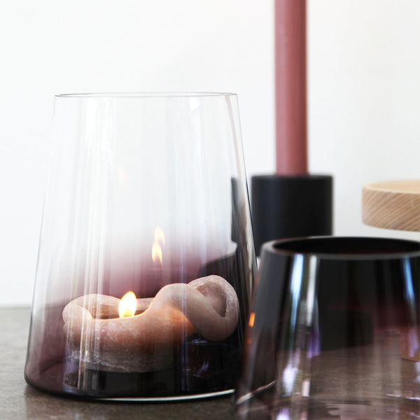 Vase "Fade", Grösse S, smoke