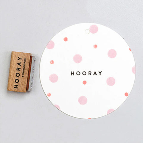 Stempel "Hooray"