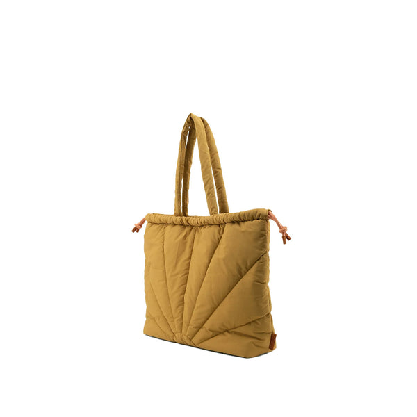 Gepolsterte Tasche „Madeleine beige"