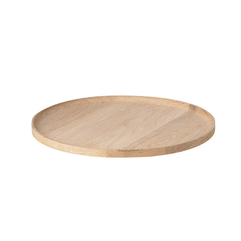 rundes Holz-Tablett "Oku", Eiche natur