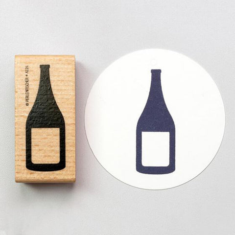 Stempel "Sektflasche"