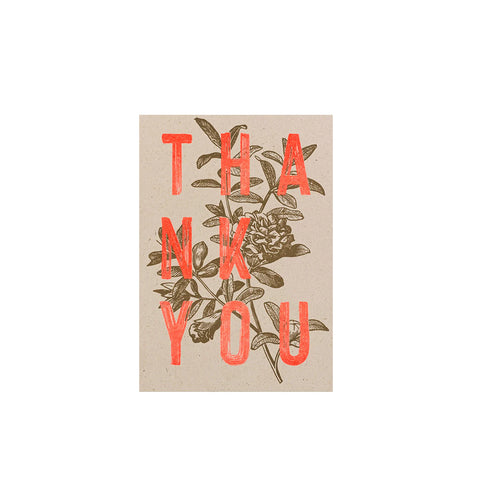 Postkarte "Thank you"