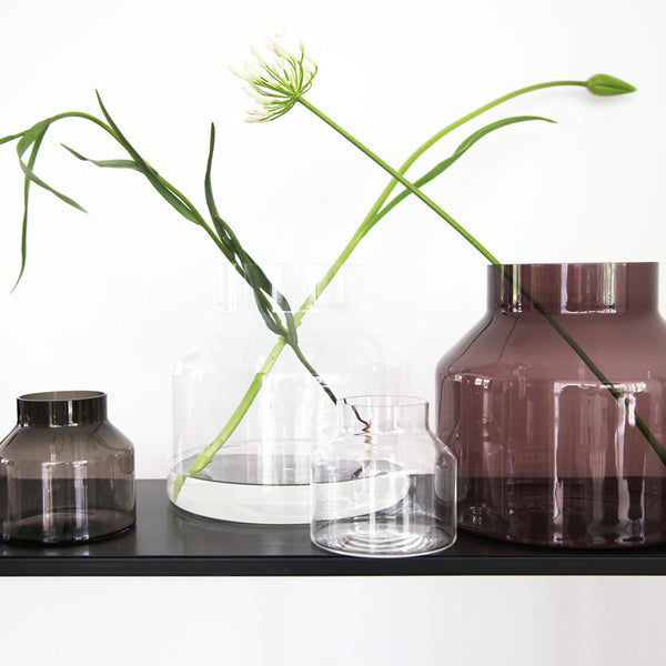 Vase "Vaas", Grösse S, smoke